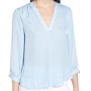 NWT Vince Camuto Rumple Fabric Blouse